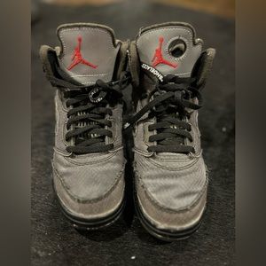 Nike x-off white kids Jordan 5 Retro SP grade school size 3.5